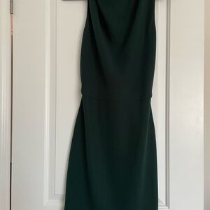 Reiss Dark Green Strapless Dress